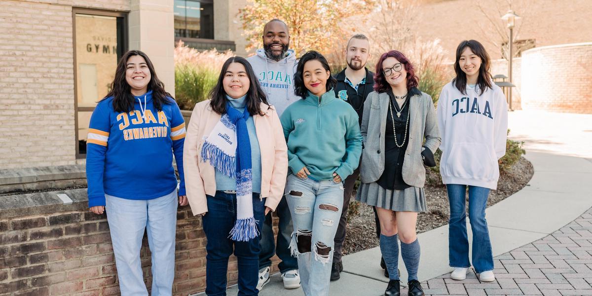 Group of students posing together.